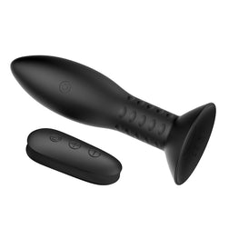Plug vibrant à billes rotatives gonflable 13 cm avec télécommande