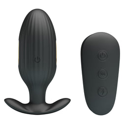 Vibrating plug and electrostimulation with remote control — Kelly