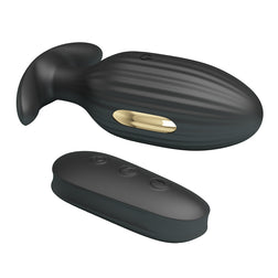 Vibrating plug and electrostimulation with remote control — Kelly