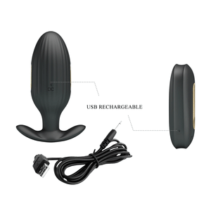 Vibrierender Elektro-Analplug mit Fernbedienung – Kelly