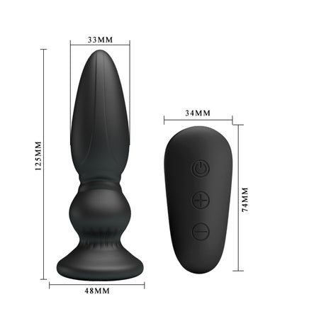 Vibrating plug 12 modes with remote control