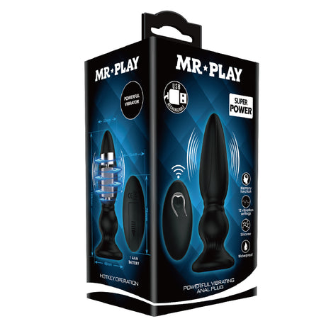 Vibrating plug 12 modes with remote control