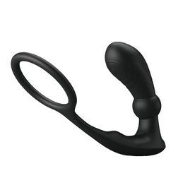 Stimulateur prostate vibrant avec cockring télécommandé — Warren