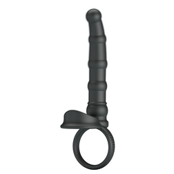 Sangle cockring double pénétration silicone — Tatum
