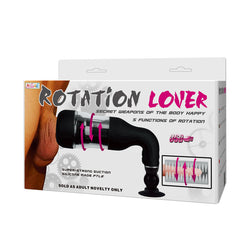 Masturbateur automatique rotatif 5 modes avec support ventouse — Rotation Lover