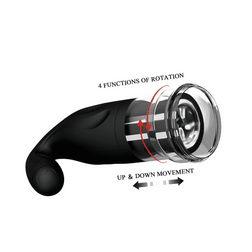 Masturbateur rotatif + va-et-vient rechargeable USB — Breton
