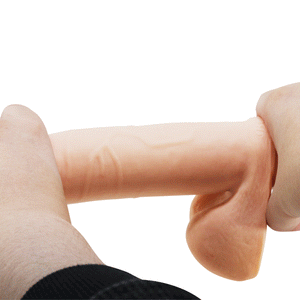 Silikondildo mit gleitender Haut, 20,5 cm – Sliding Skin