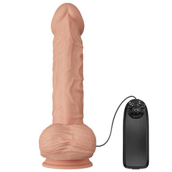 Realistic Vibrating Dildo 26 cm with Suction Cup — Belle Rencontre
