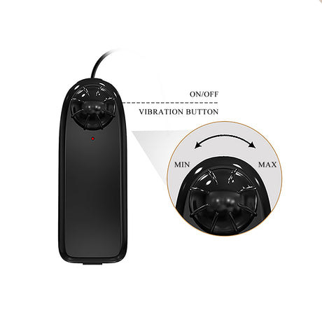 Elastischer hautähnlicher Vibrationsdildo, 21,8 cm — Bahamut