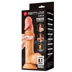 Realistic Sliding-Skin Dildo with Suction Cup 20.6 cm