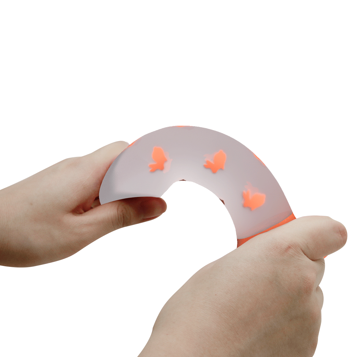 Leuchtender Nightfall Dildo Orange 17 cm × 3,3 cm