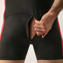 Tight Back-Zip Singlet — Open Access