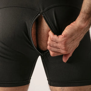 Tight Back-Zip Singlet — Open Access