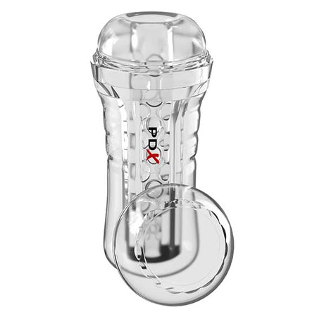 Clear Male Masturbator 21 cm — EZ-Grip Viewtube Plus