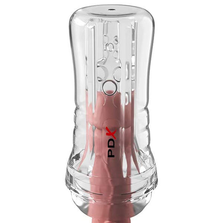 Clear Male Masturbator 21 cm — EZ-Grip Viewtube Plus