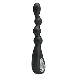 Vibromasseur anal perlé flexible 12 modes — Federer Pretty Love