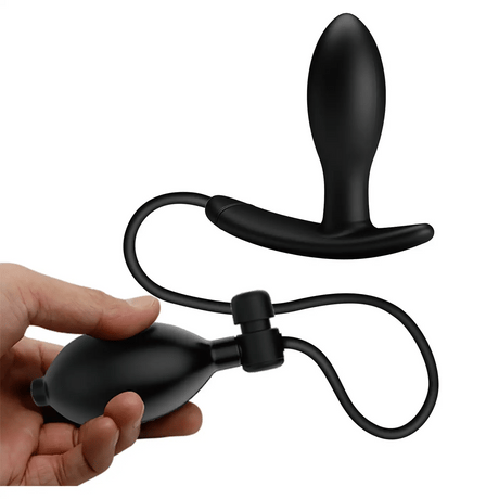 Plug anal gonflable avec pompe manuelle — Drake