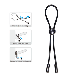 Cockring lasso ajustable — Delay Magic Ring