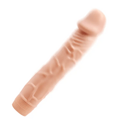 Realistischer vibrierender Dildo mit starker Aderstruktur, 22,5 cm — Bob