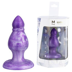 Plug Bijou Queen Violet 9 cm - Silicone Souple Ultra-Doux