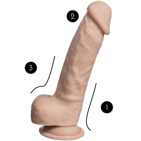 Gode Réaliste Chair Double Densité 17,8 cm — Model 1