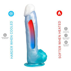Gode réaliste bleu céleste 20 cm — Angel