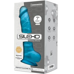 Gode Réaliste Bleu Double Densité 17,5 cm — Model 1