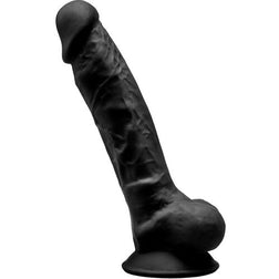 Gode Réaliste Noir Double Densité 17,5 cm — Model 1