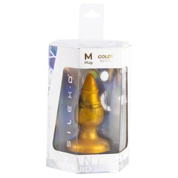 Plug Bijou Goldy Doré 9 cm - Silicone Souple Ultra-Doux