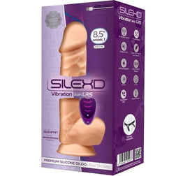 Gros Gode Réaliste Vibrant Double Densité avec Télécommande 21,5 cm