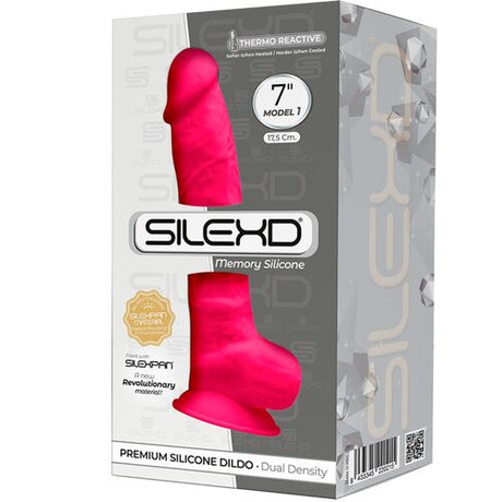 Gode Réaliste Fuchsia Double Densité 17,5 cm — Model 1