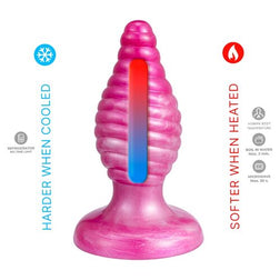 Plug Bijou Cherry Rose 9 cm - Silicone Souple Ultra-Doux