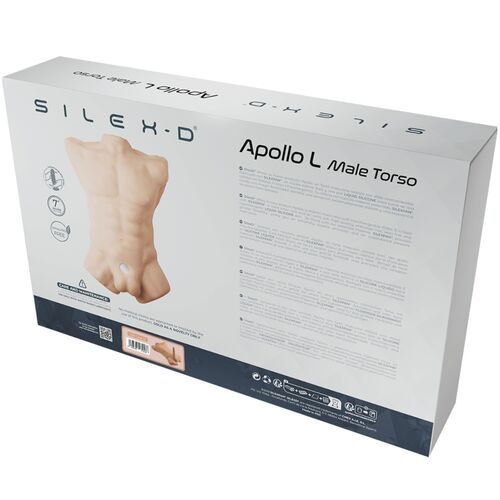 Realistischer Männer-Torso mit Po und Penis – Apollo L Karamell