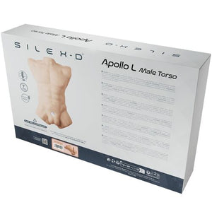 Realistischer Männer-Torso mit Po und Penis – Apollo L Karamell