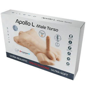Realistischer Männer-Torso mit Po und Penis – Apollo L Karamell