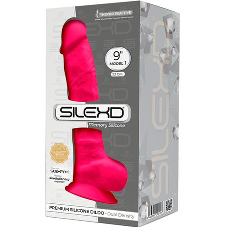 Gode Réaliste Fuchsia Double Densité 23 cm — Model 1