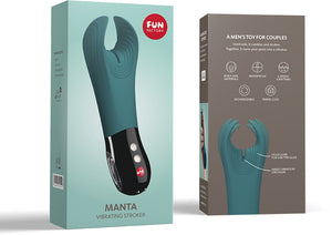 Masturbateur vibrant à ailettes flexibles — Manta vert