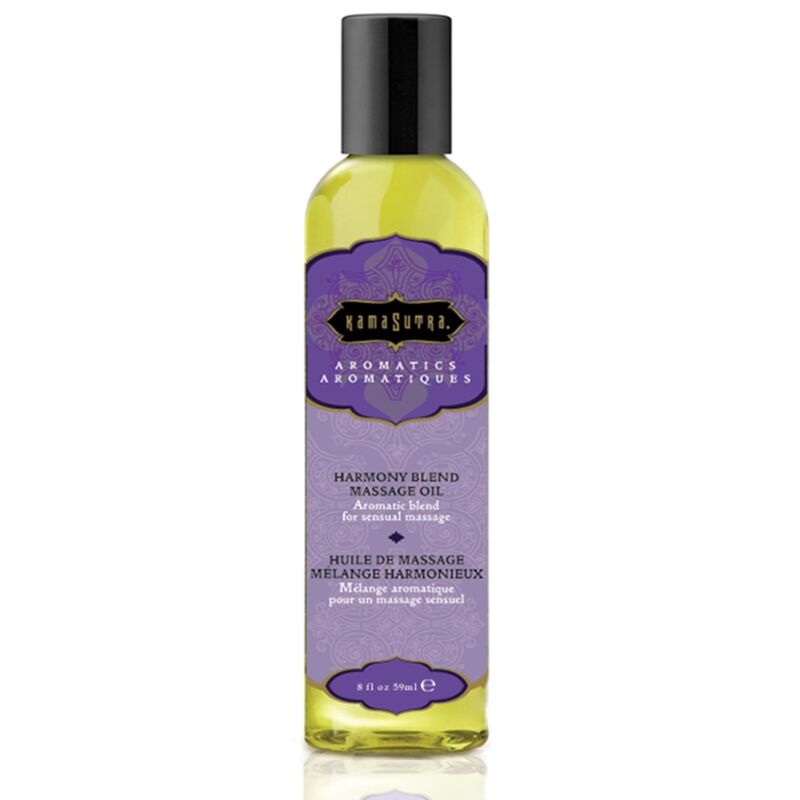 Huile de massage boisée genévrier & pin 59 ml — Harmony Blend · Kamasutra Cosmetics · Huiles neutres