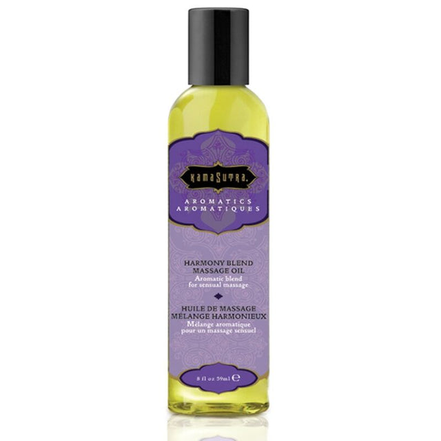 Huile de massage boisée genévrier & pin 59 ml — Harmony Blend · Kamasutra Cosmetics · Huiles neutres