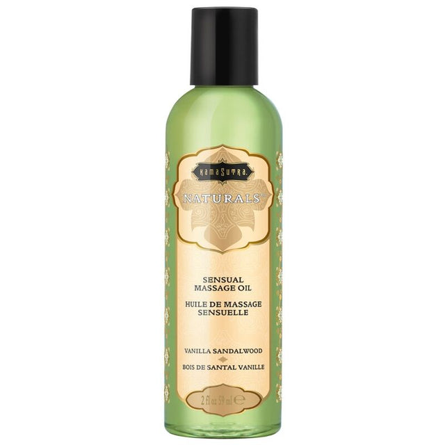 KAMASUTRA HUILE DE MASSAGE NATURELLE VANILLE BOIS DE SANTAL 59 ML