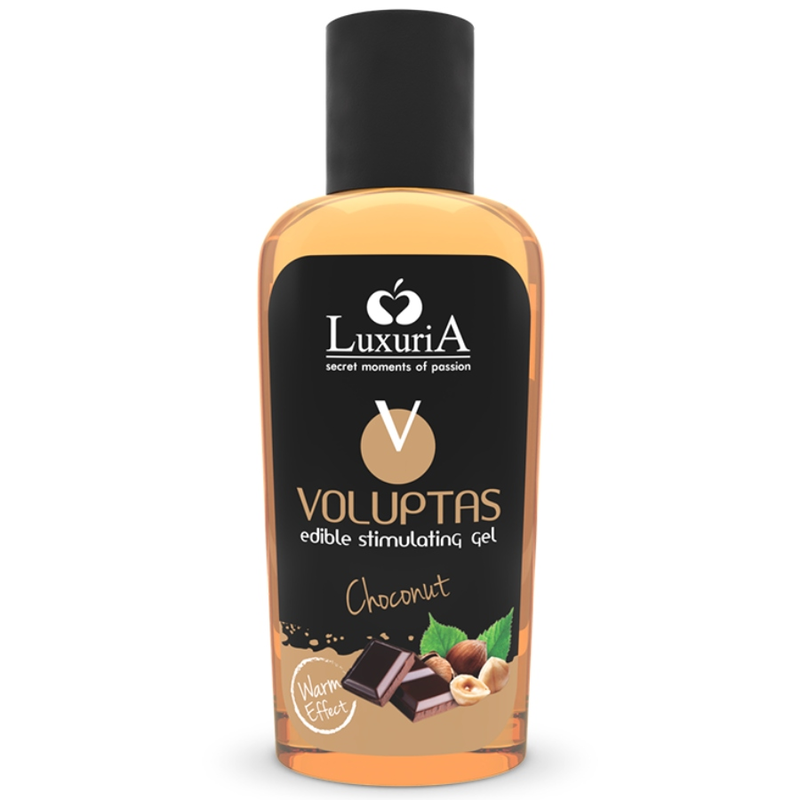 Edible Heating Massage Gel Chocolate-Hazelnut 100ml — Voluptas