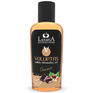 Edible Heating Massage Gel Chocolate-Hazelnut 100ml — Voluptas