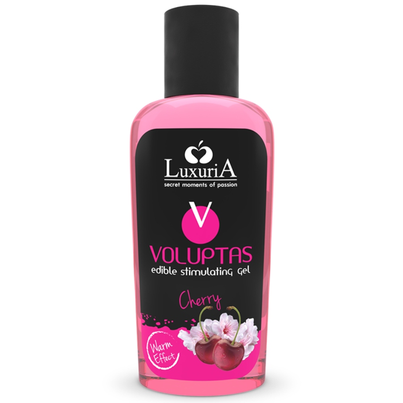 Edible cherry warming massage gel 100 ml — Voluptas