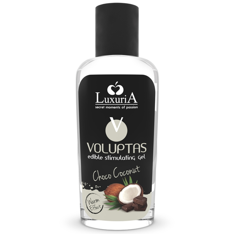 Edible warming massage gel coconut and cream 100 ml — Voluptas