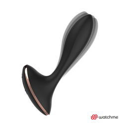 Plug vibrant prostate courbé télécommandé — vue de profil