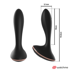 Plug vibrant prostate courbé télécommandé — vue détaillée