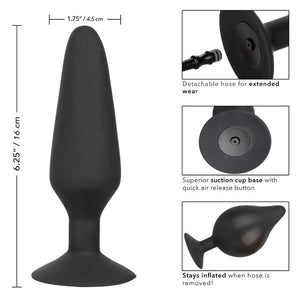 Plug anal gonflable silicone XL — autre angle
