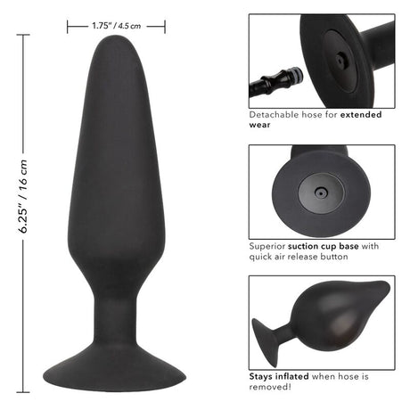 Plug anal gonflable silicone XL — autre angle