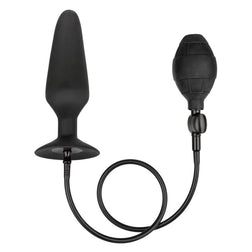 Plug anal Calexotics gonflable silicone XL — Inflatable Plug en Silicone 14.5 cm vu de face