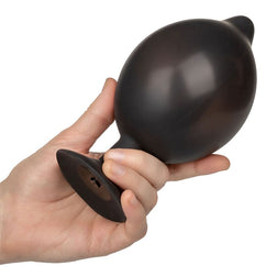 Plug anal gonflable silicone XL — gros plan